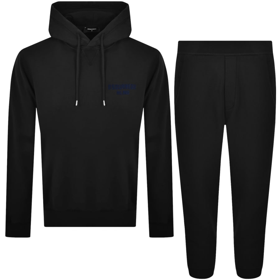 DSQUARED2 Just Right Fit Tracksuit Black | Mainline Menswear